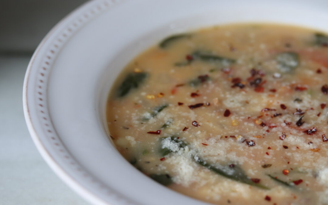 Creamy Italian Sausage and Spinach Soup