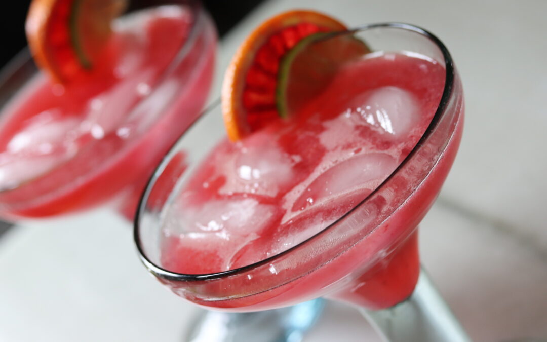 Blood Orange Margarita with Eldeflower Liqueur