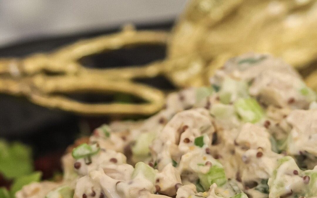 The Best Ever Tarragon Chicken Salad with Walnuts + Dried Cranberries