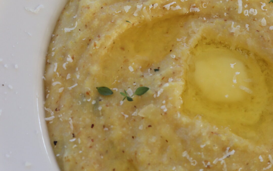 Roasted Garlic and Thyme Polenta