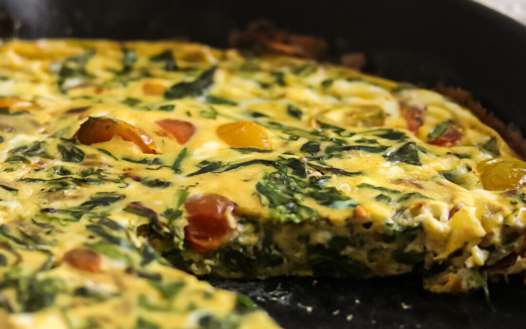 The Best Tomato + Greens Frittata