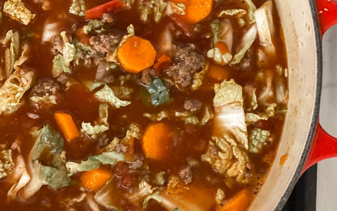 Meat and Cabbage Roll Stoup