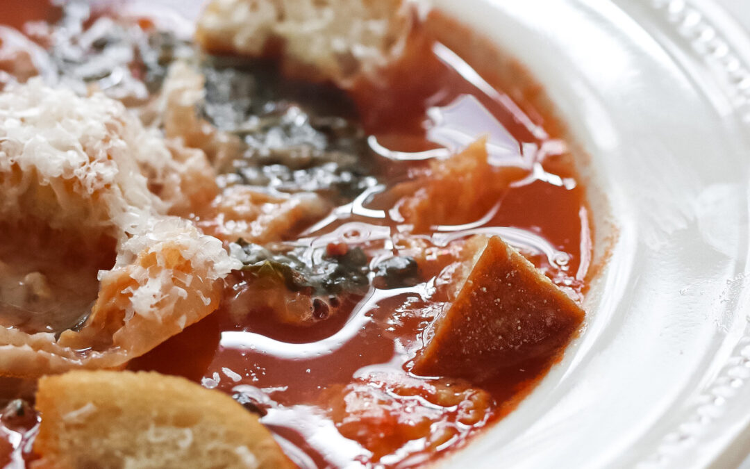 Minestrone Thickened with Bread