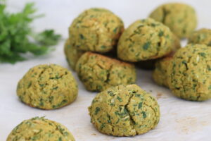 baked falafel patties